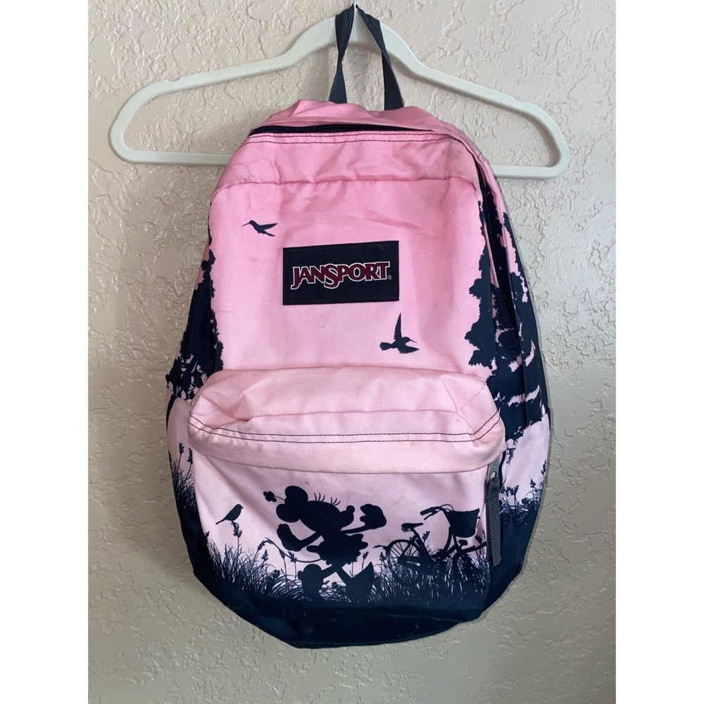 Pink & Black Jansport Disney Minnie Mouse Backpack